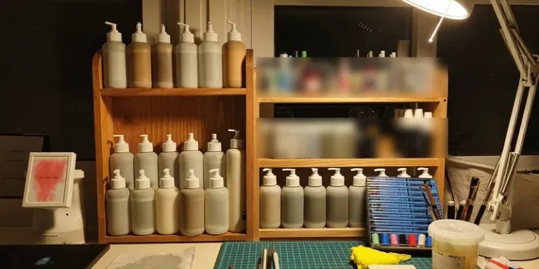 miniature paint station